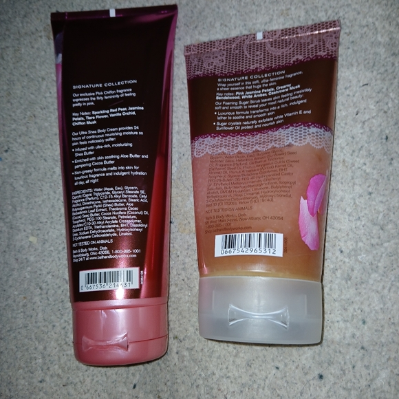 🌼 🛀 Pink Cashmere Body Scrub & Pink Chiffon Body Cream 🛀 - Picture 4 of 5